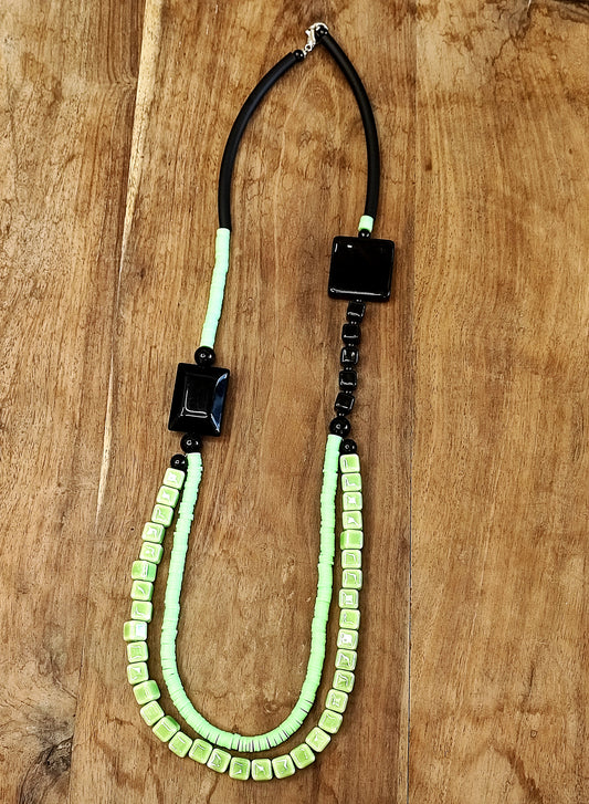 Black & Lime