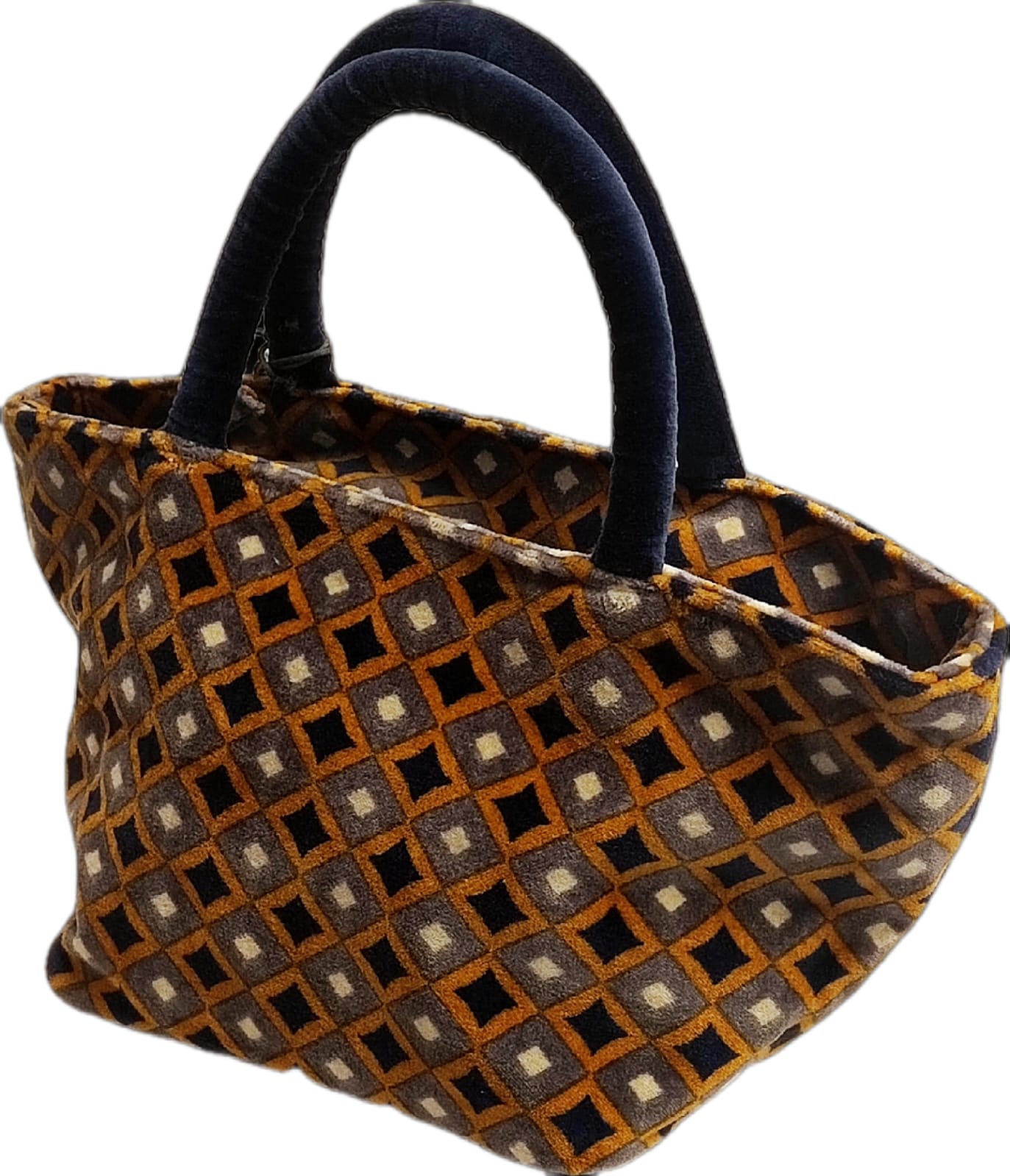 Borsetta in velluto di cotone