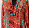 Tunica e Pantalone marrone - arancio