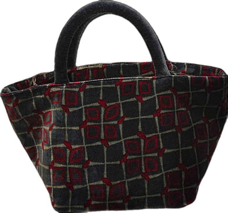 Borsa in velluto di cotone