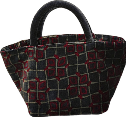 Borsa in velluto di cotone