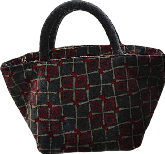 Borsa in velluto di cotone