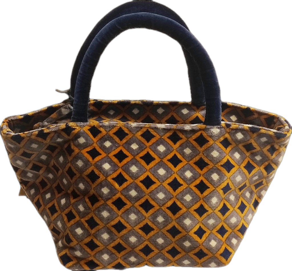 Borsetta in velluto di cotone