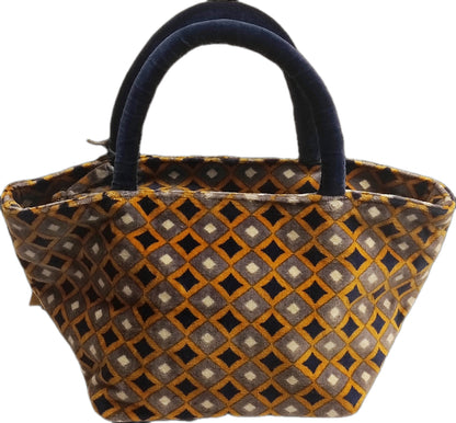 Borsetta in velluto di cotone