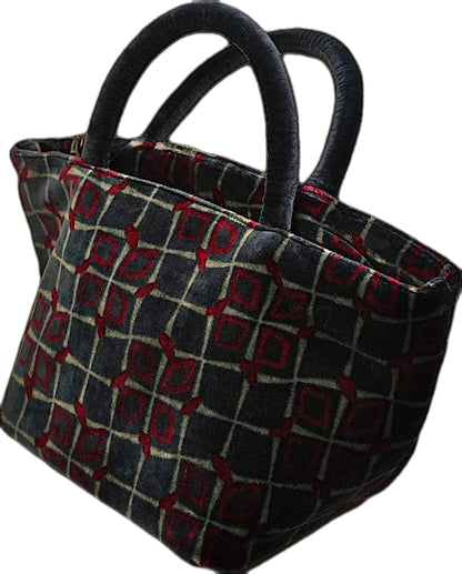 Borsa in velluto di cotone