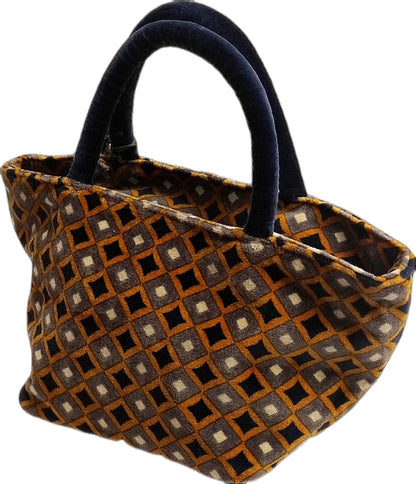 Borsetta in velluto di cotone