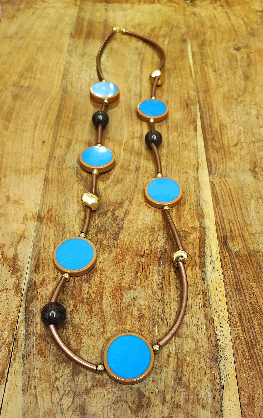 Collana " PASTICCA BLUE"
