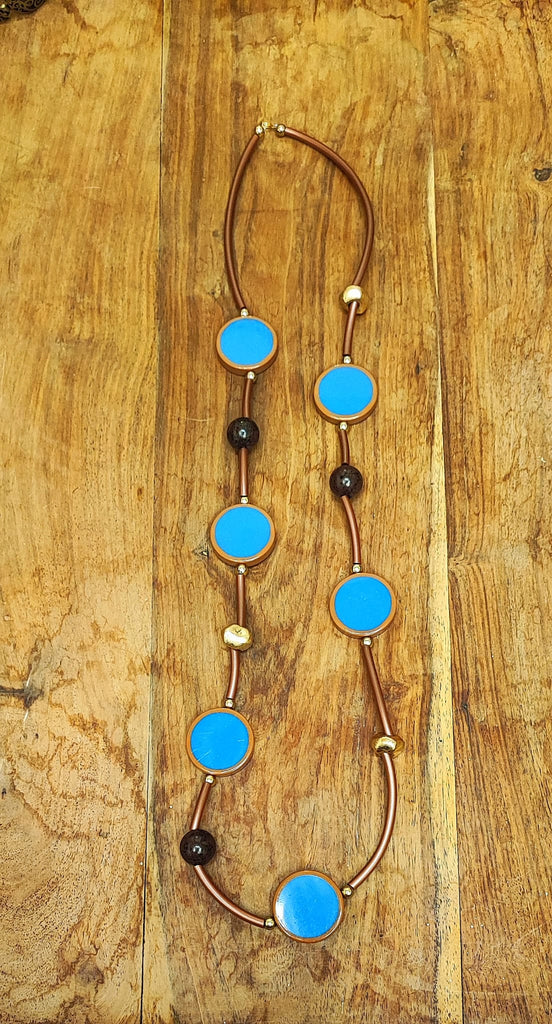 Collana " PASTICCA BLUE"