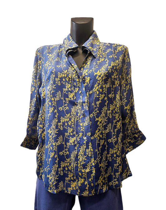 Camicia in cotone e modal