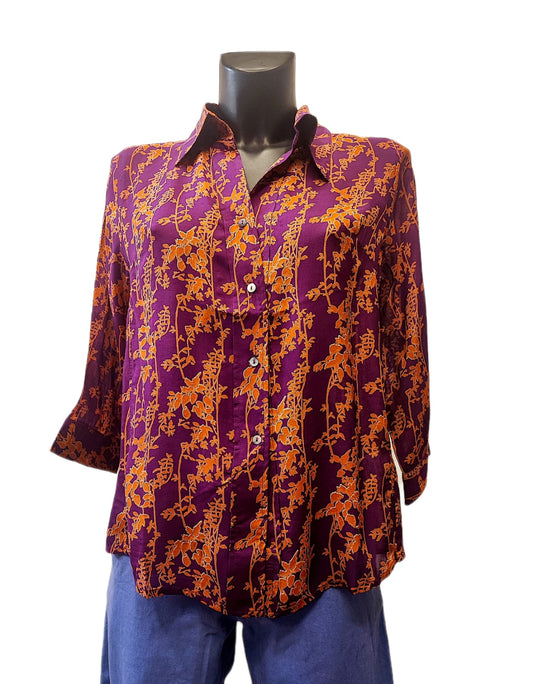 Camicia in cotone e modal