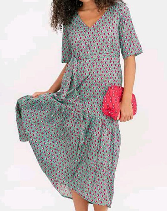 Abito lungo in cotone