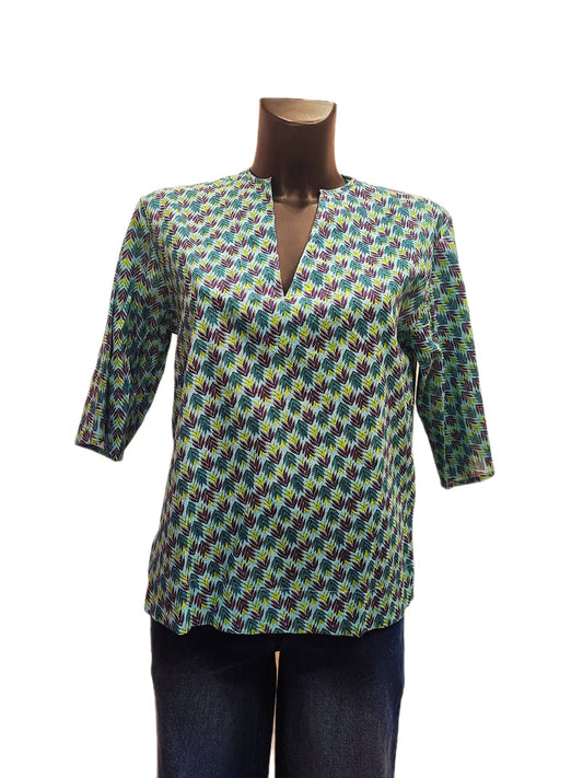 Blusa a manica tre quarti