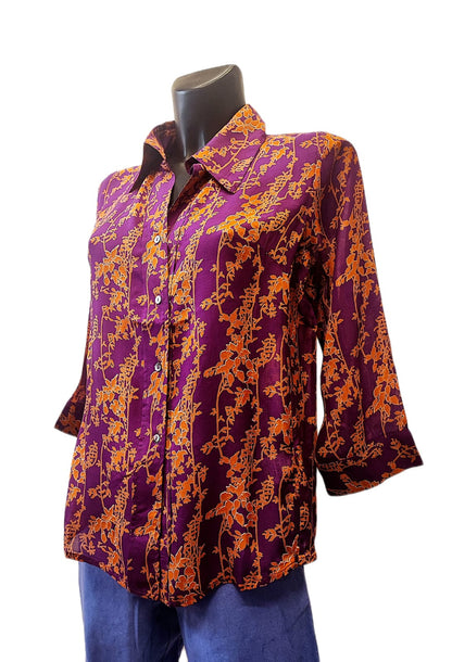 Camicia in cotone e modal