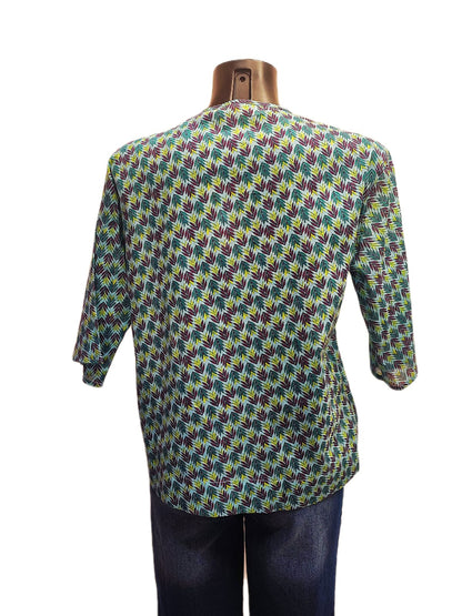 Blusa a manica tre quarti